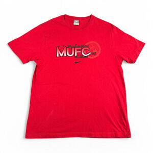 Manchester United FC Shirt Adult EXTRA LARGE Red Devils Nike Soccer MUFC Y2K